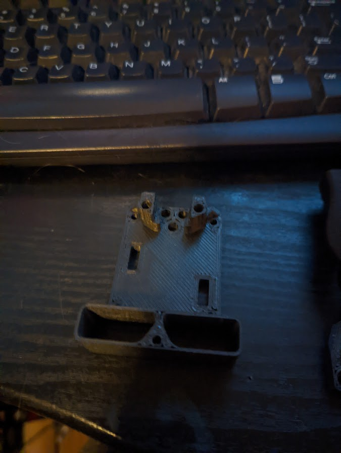 EVA3 Tensioner-less Backplate_Insert_for_VZ-Bot 3D model thumbnail