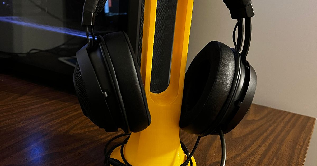 Headphone Stand By Apocalyptically Stubbed Pinky Toe Download Free Stl Model 