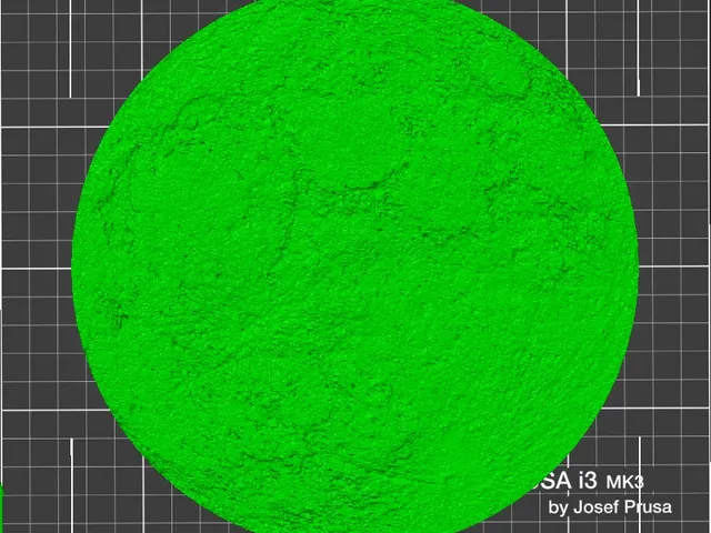 200mm Moon lithophane