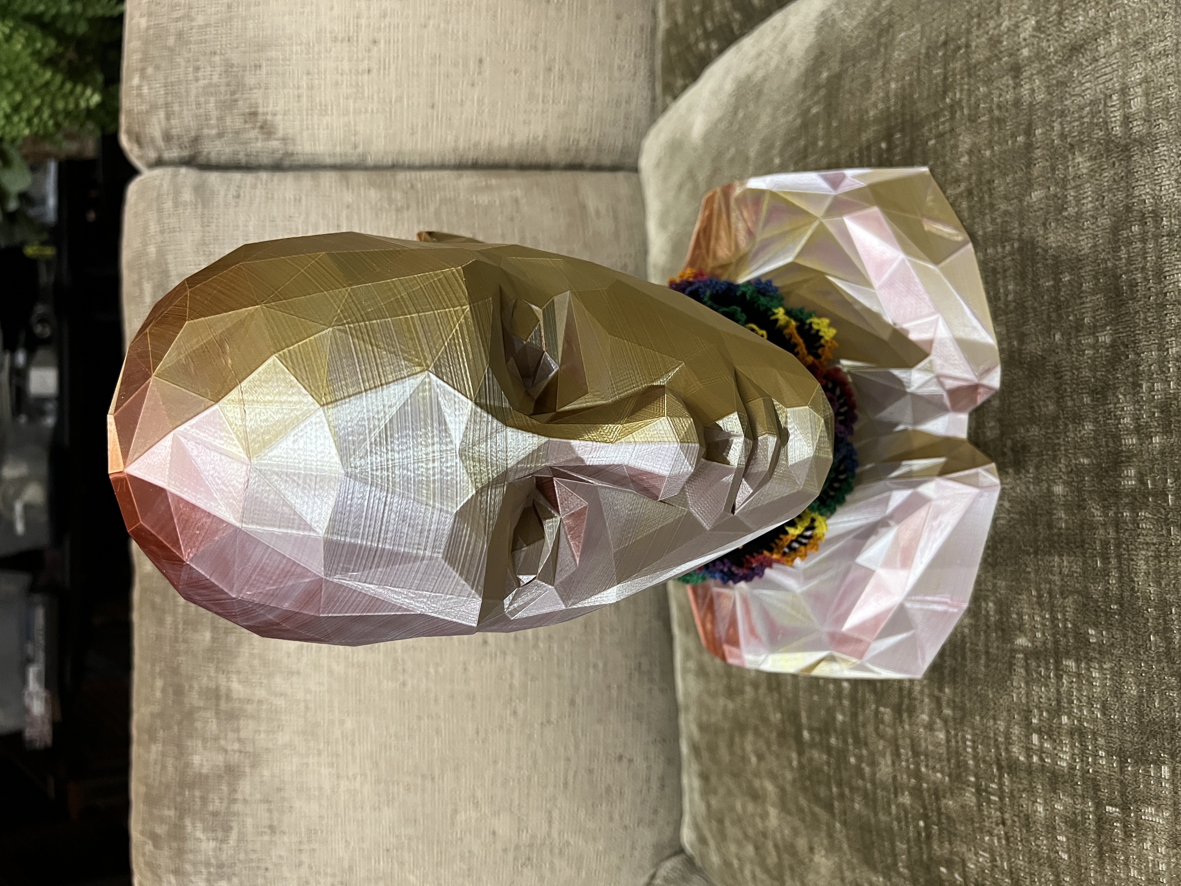 Two part low poly mannequin model