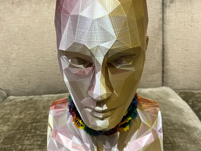 Two part low poly mannequin model