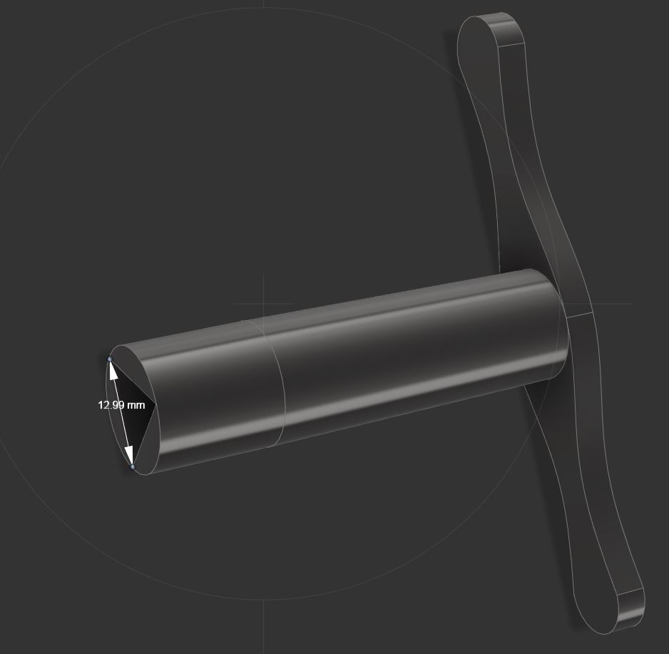 Miniatura 3 do modelo 3D Triangle Key