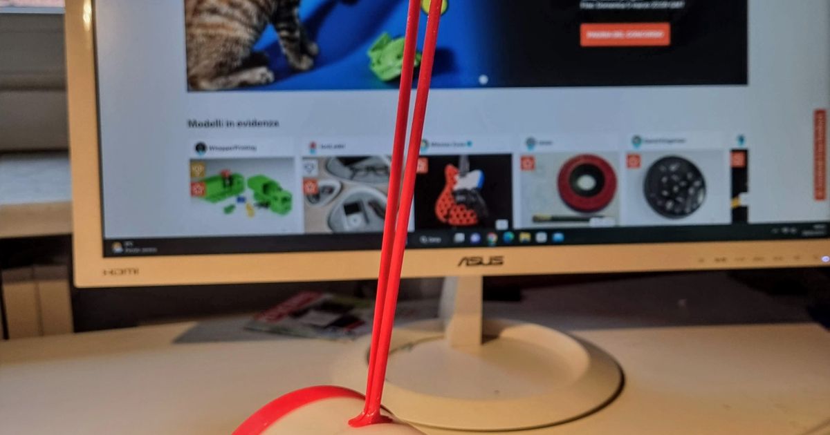 Rolling and standing cat toy by Guido Download free STL model