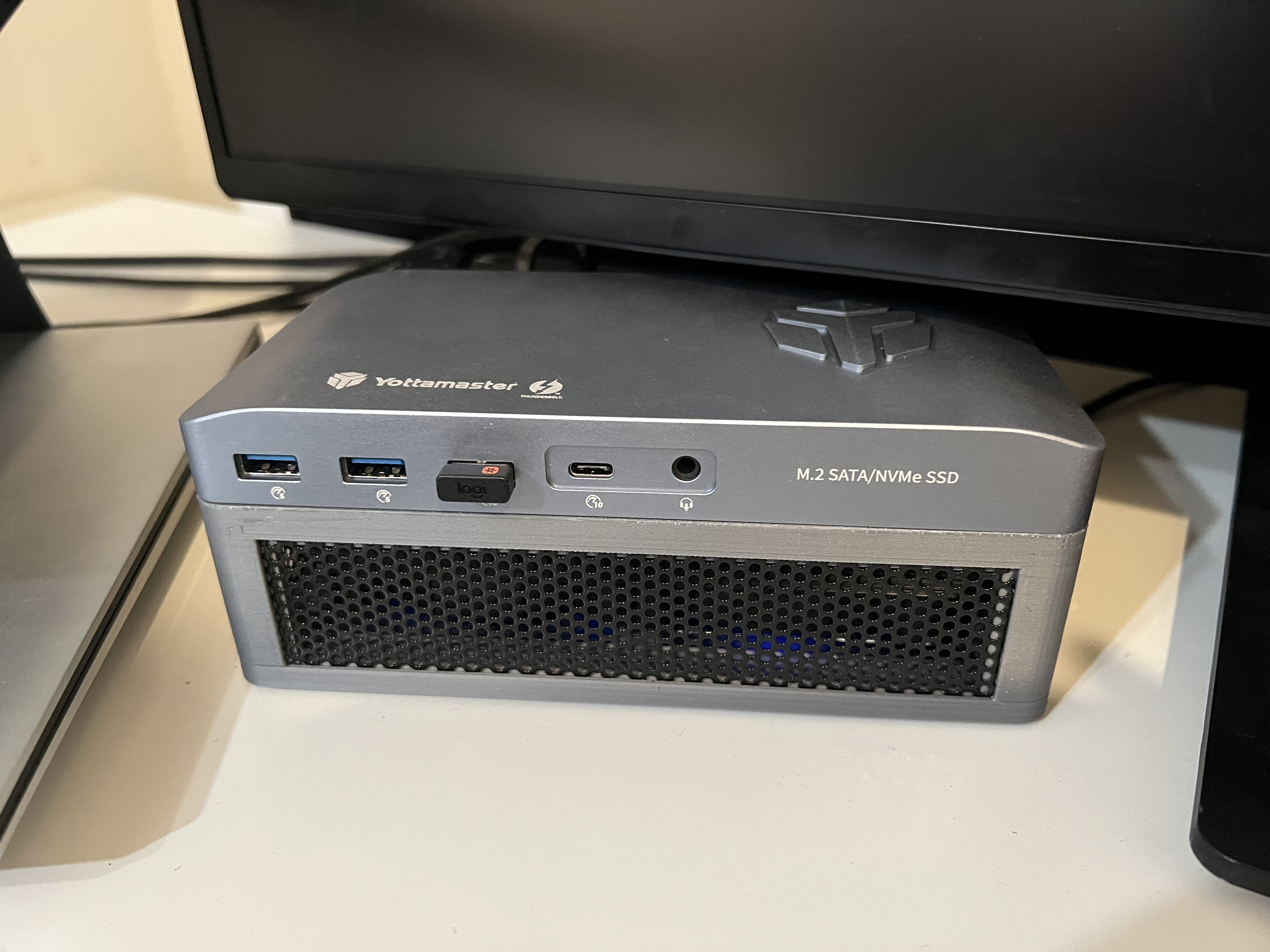 Yottamaster MS5-T3 Thunderbolt 3 Dock fan upgrade by Mehmet Mersin |  Download free STL model | Printables.com