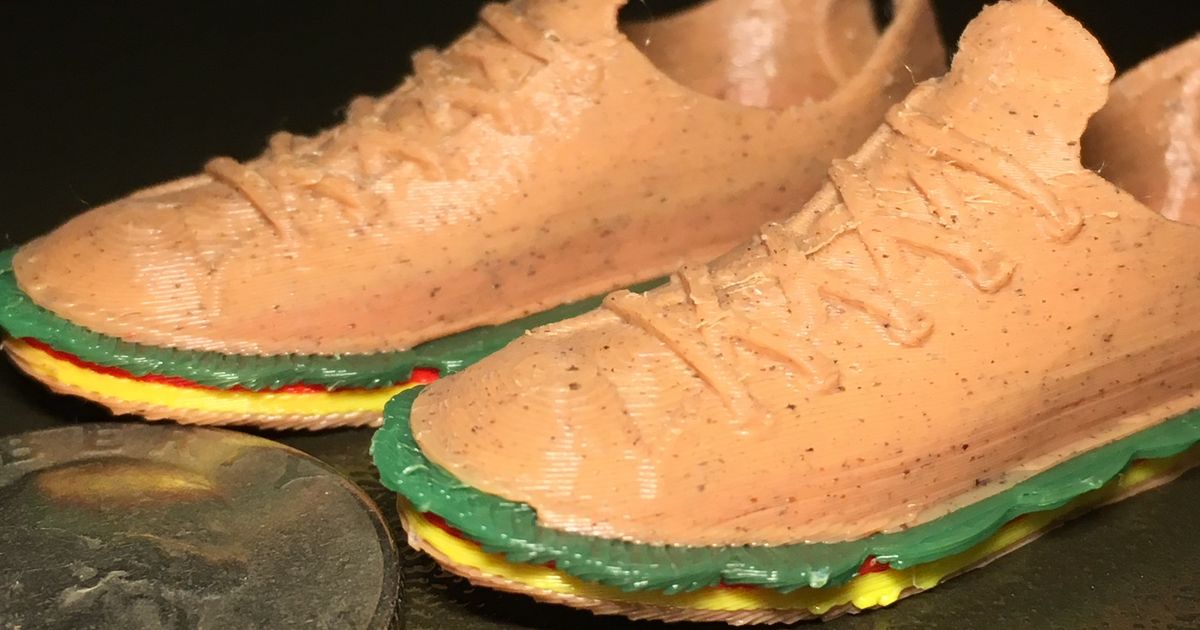 Burger Shoes by Jacob Kincheloe | Download free STL model | Printables.com
