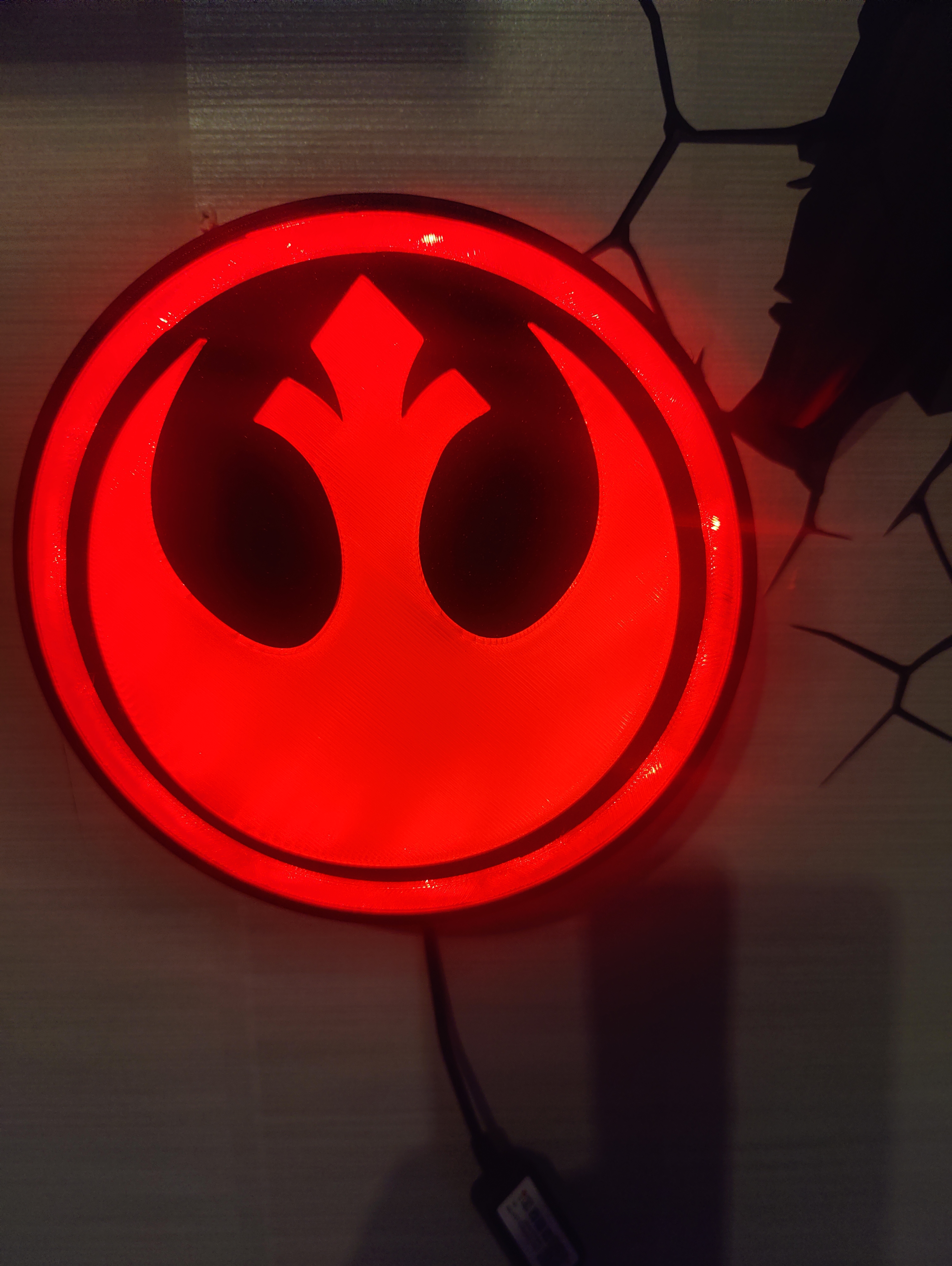 Rebel Star wars wall lamp