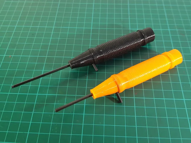 Hex key to screwdriver transformer