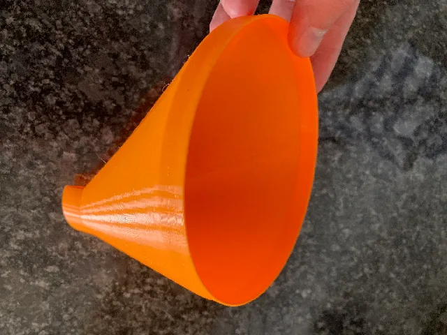 Dishwasher salt funnel