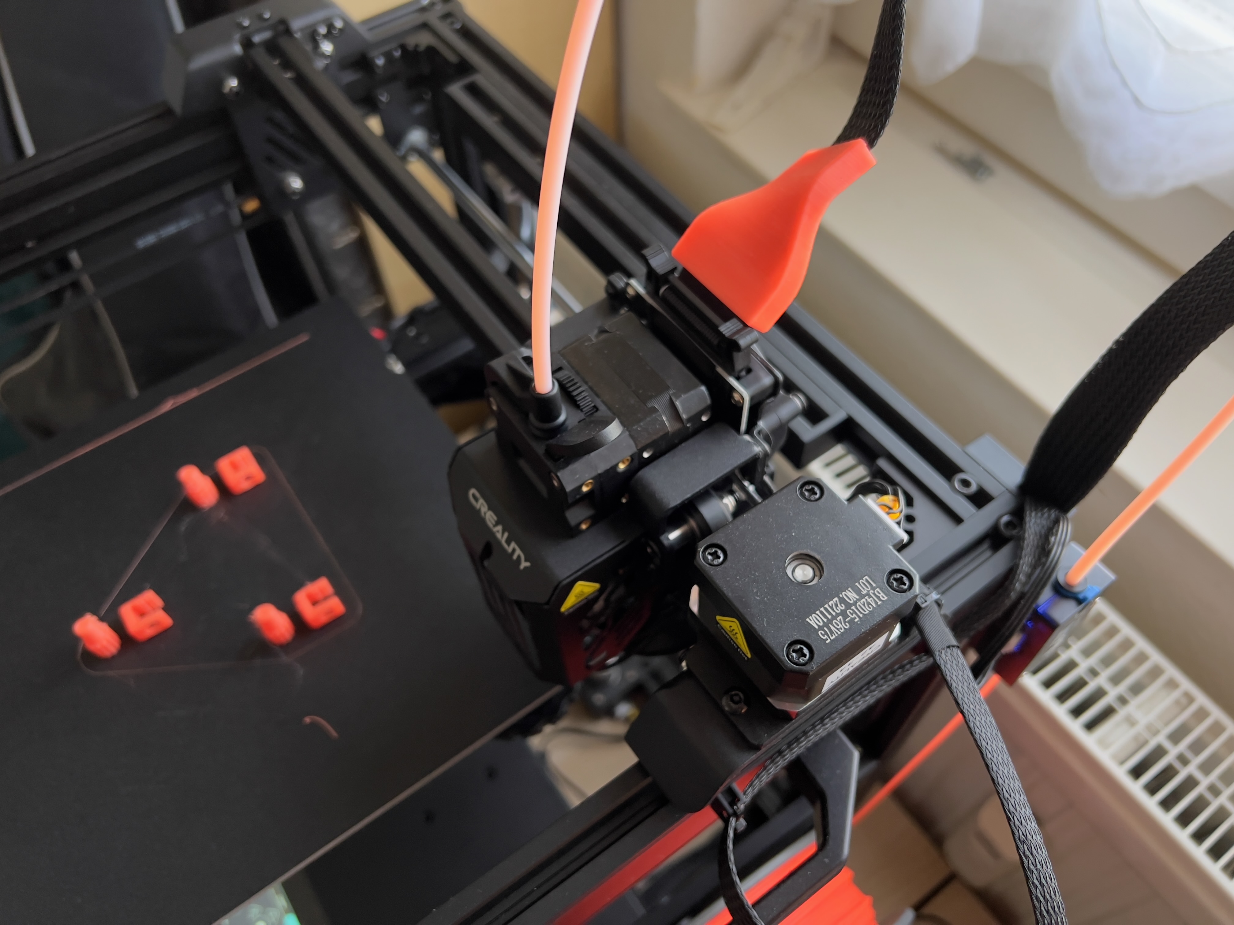 Ender 5 S1 extruder cable holder