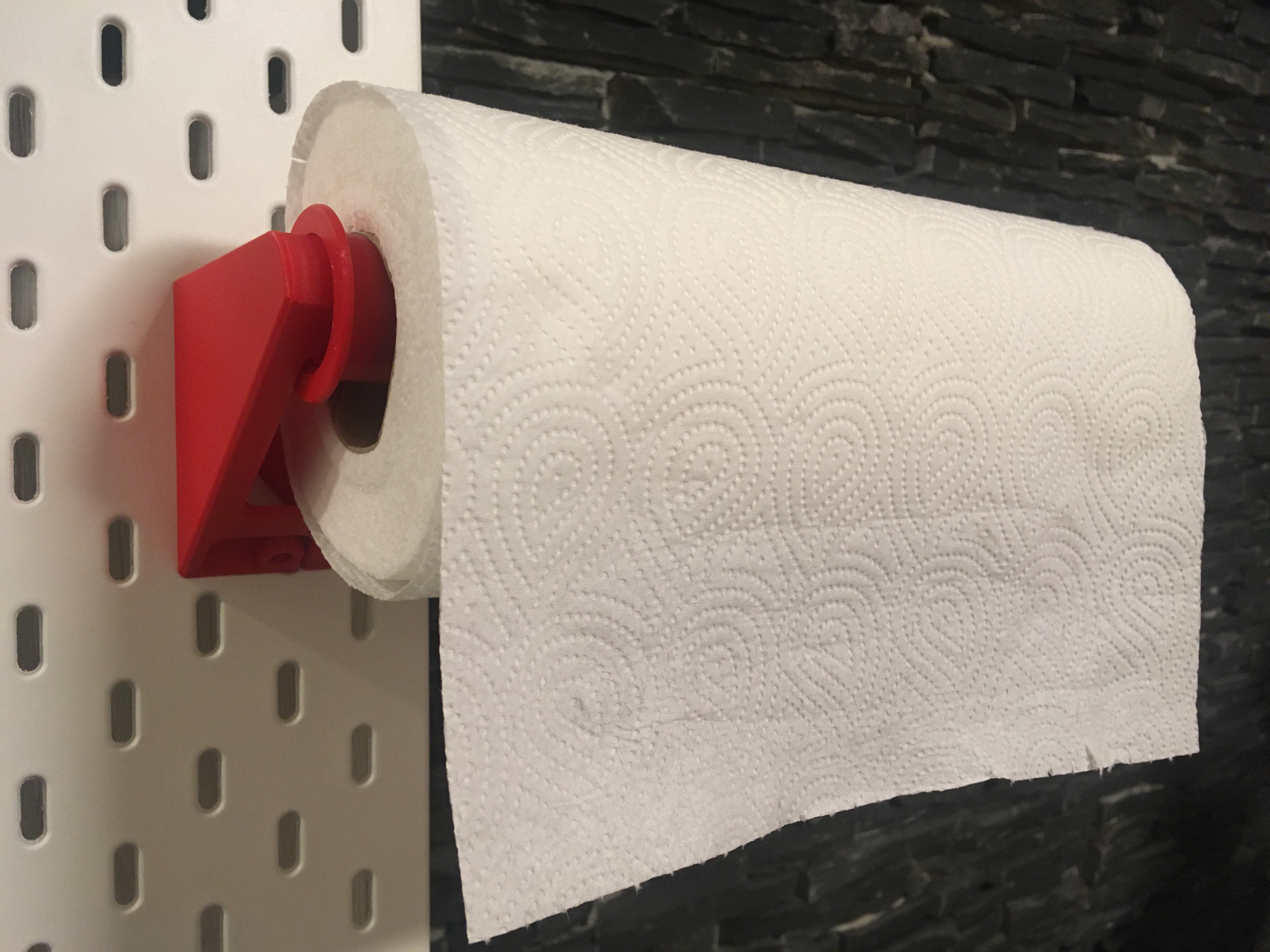 Skadis one sided paper towel holder