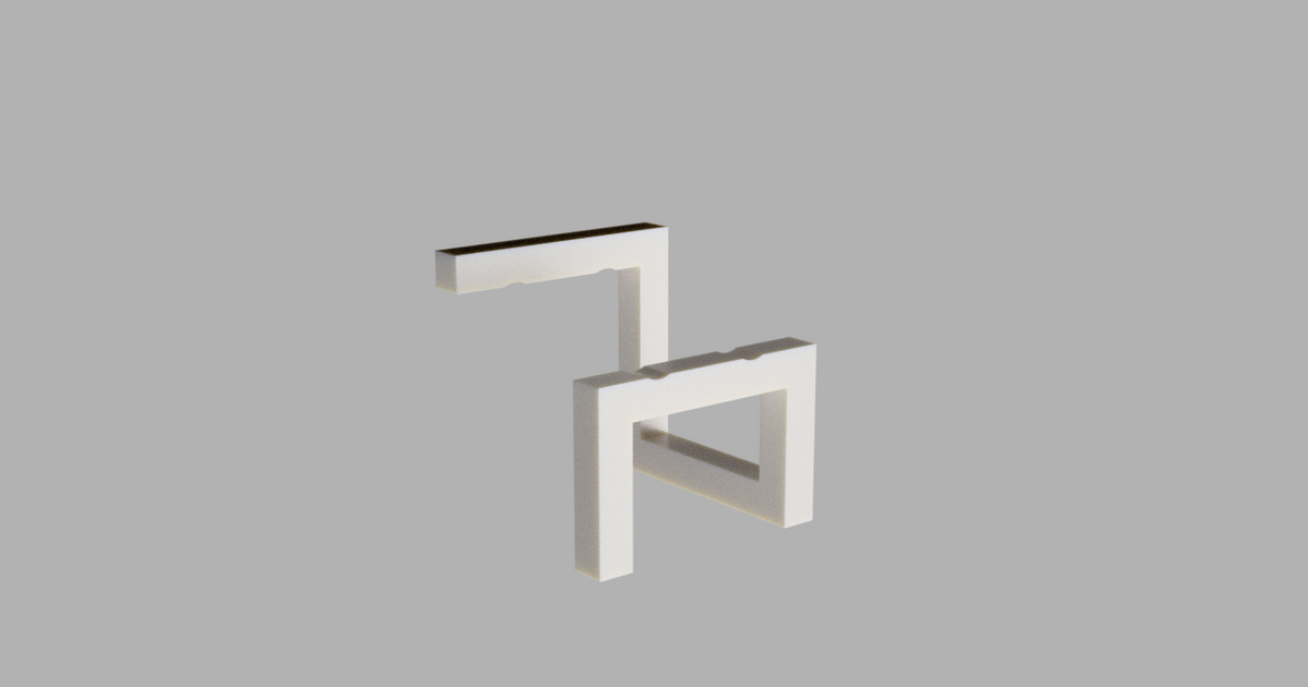 Chopstick Holder by Teun Download free STL model