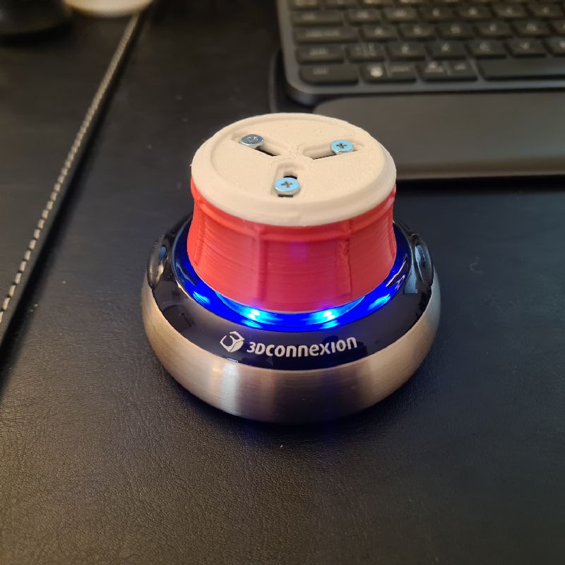 Space Navigator (3D mouse) Replacement Knob V2 - 3D