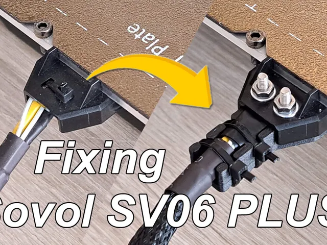 Fixing Sovol SV06 Plus bed cable problem