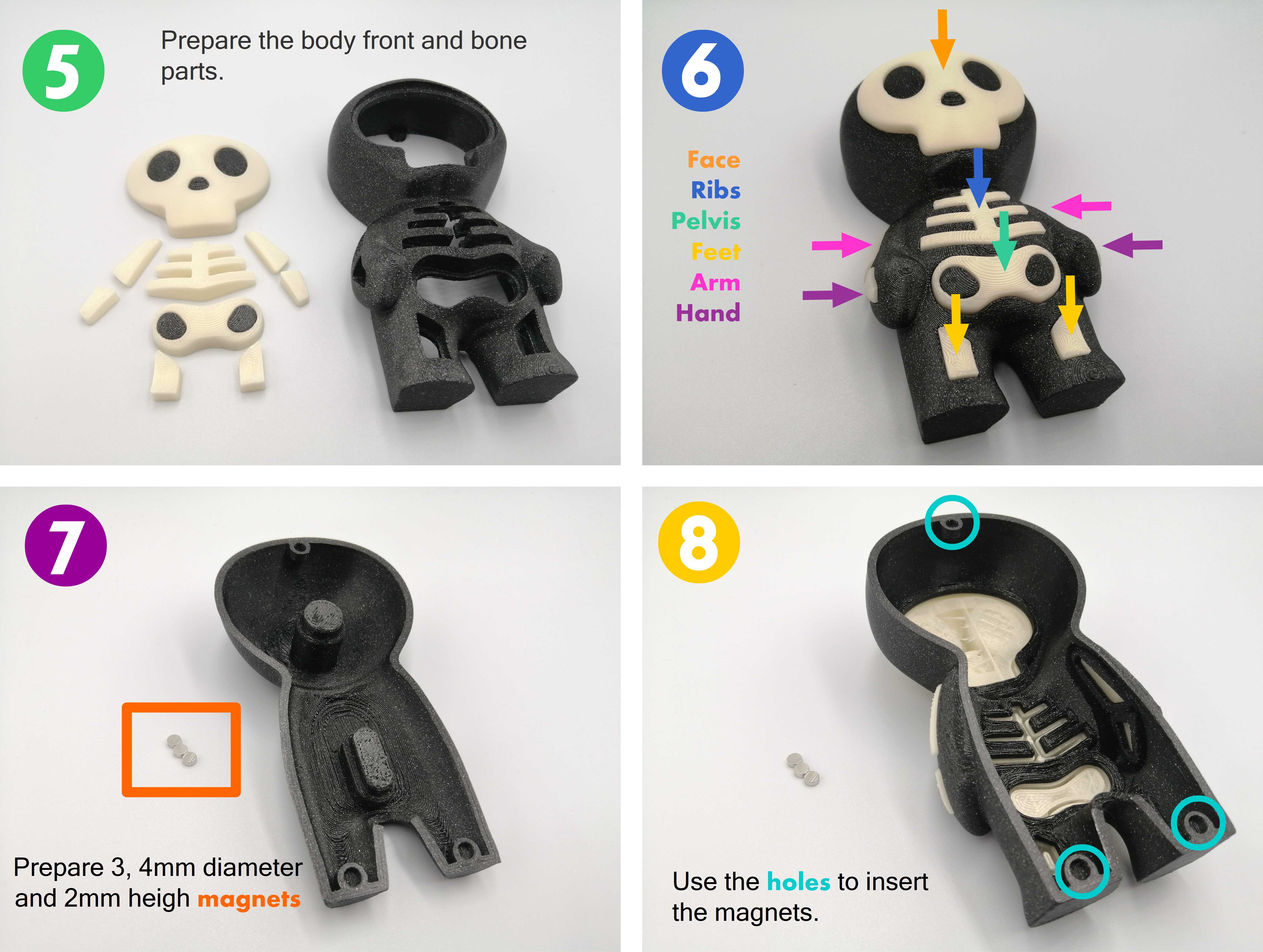 Miniatura 12 do modelo 3D Cute Skull Lamp
