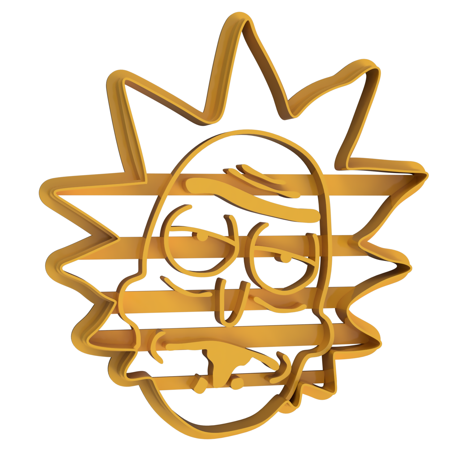 Rick And Morty Cookie Cutter By Print In Place Download Free STL Rick And Morty Cookie Cutter By Print In Place Download Free STL