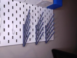 Skadis holder for flat things