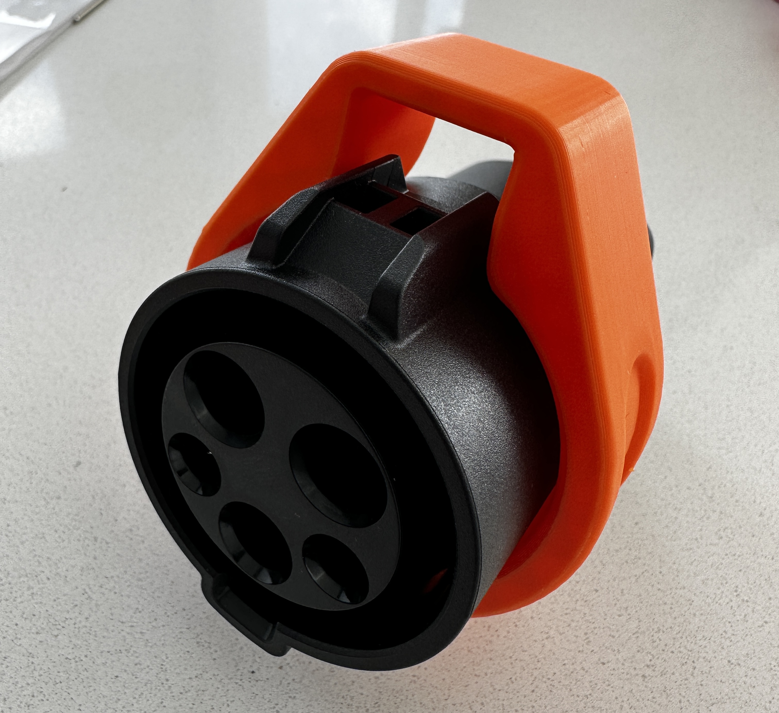 Bi-Directional J1772 Tesla Adaptor Lock