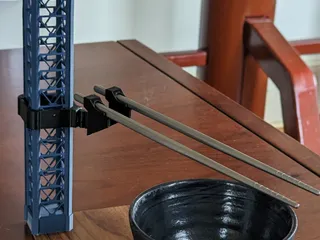 Starbase Orbital Launch Tower Chopstick Holder by Deadhead