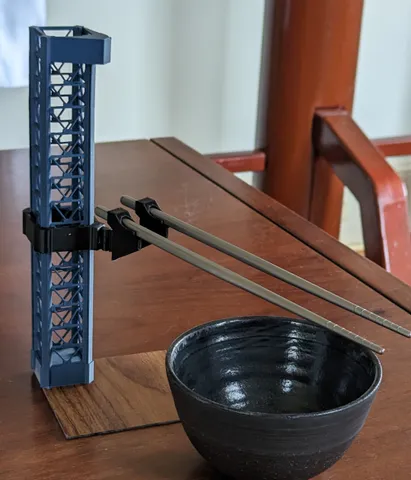 Starbase Orbital Launch Tower Chopstick Holder