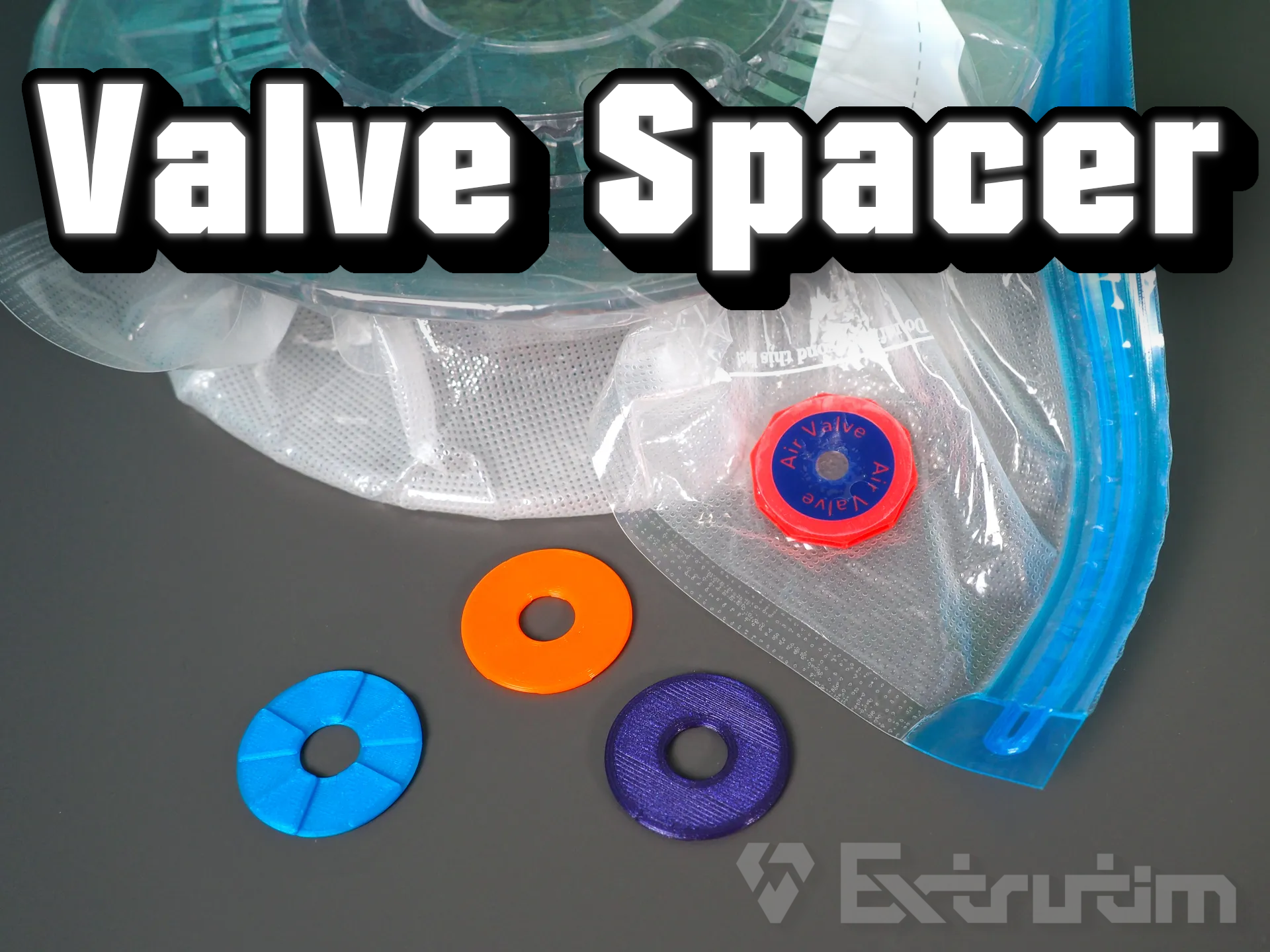 Vacuum Bag Valve Spacer 3D model thumbnail