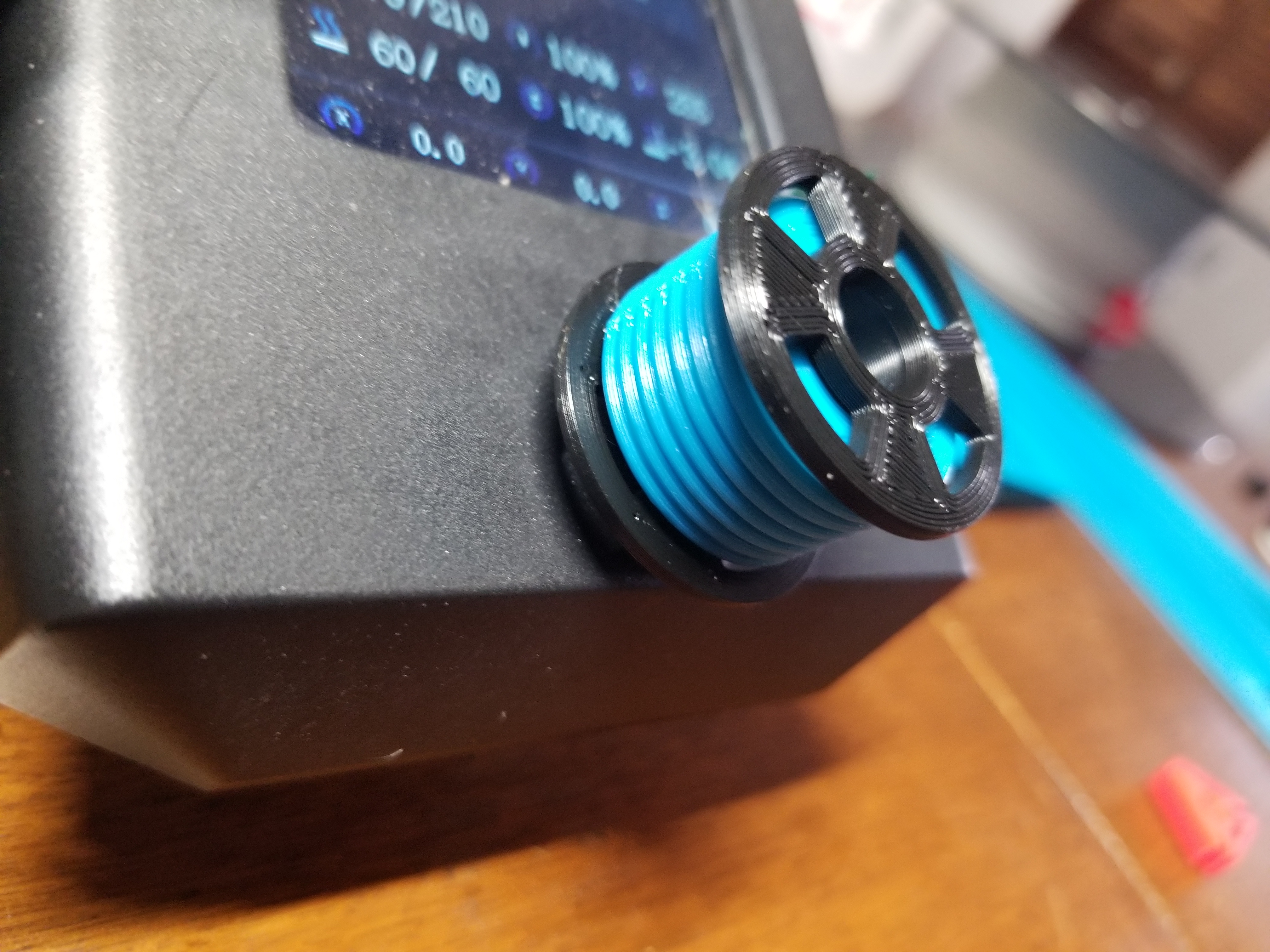 Filament Spool screen knob