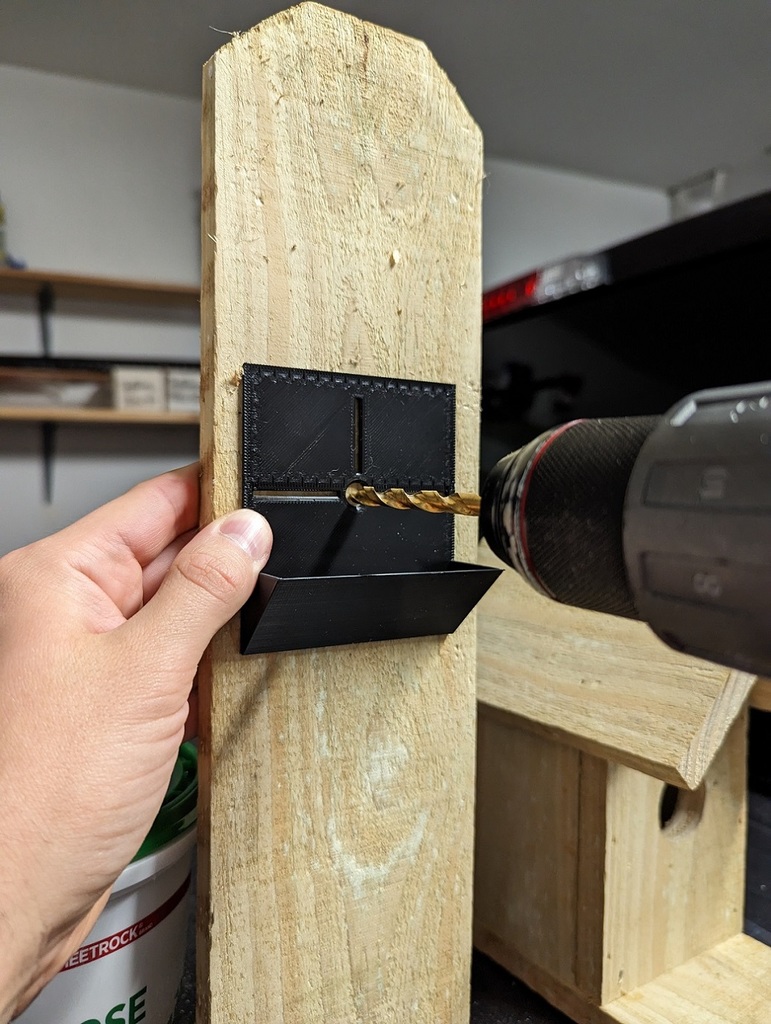 Drilling Tool & Dust Collector with Ruler
