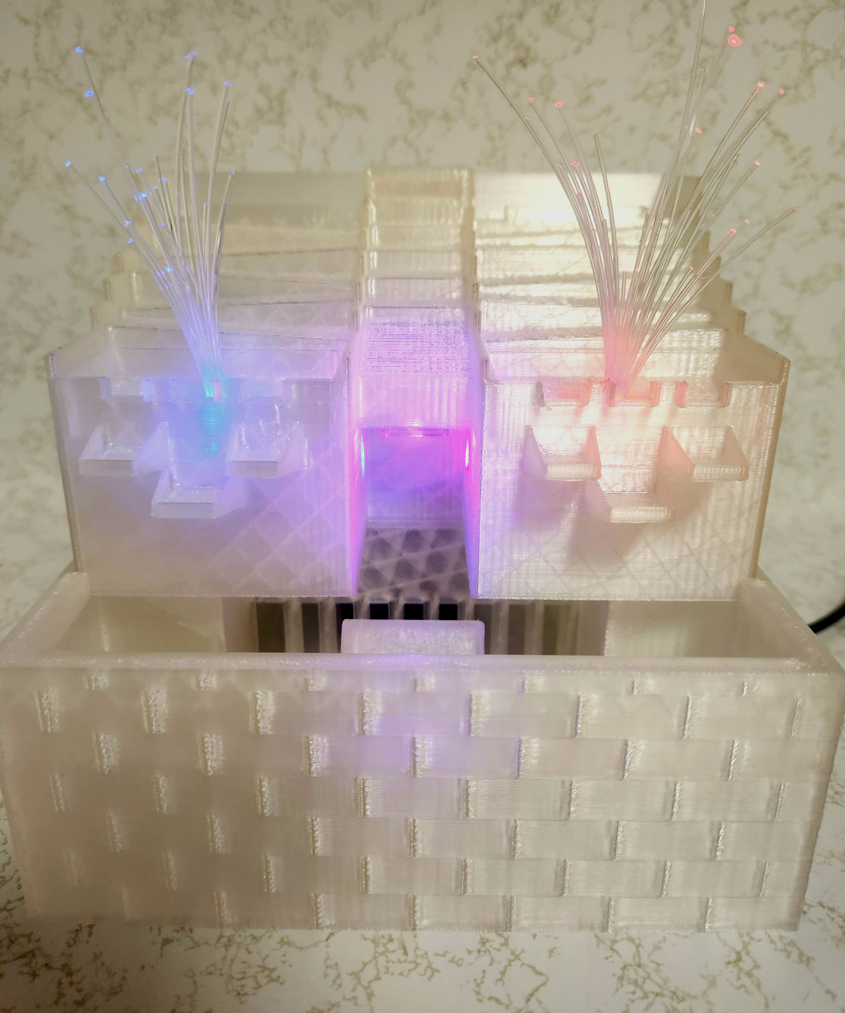 Neopixel Desk Fountain by BeautifulLEDs Download free STL model