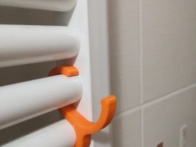 Bathroom towel hook