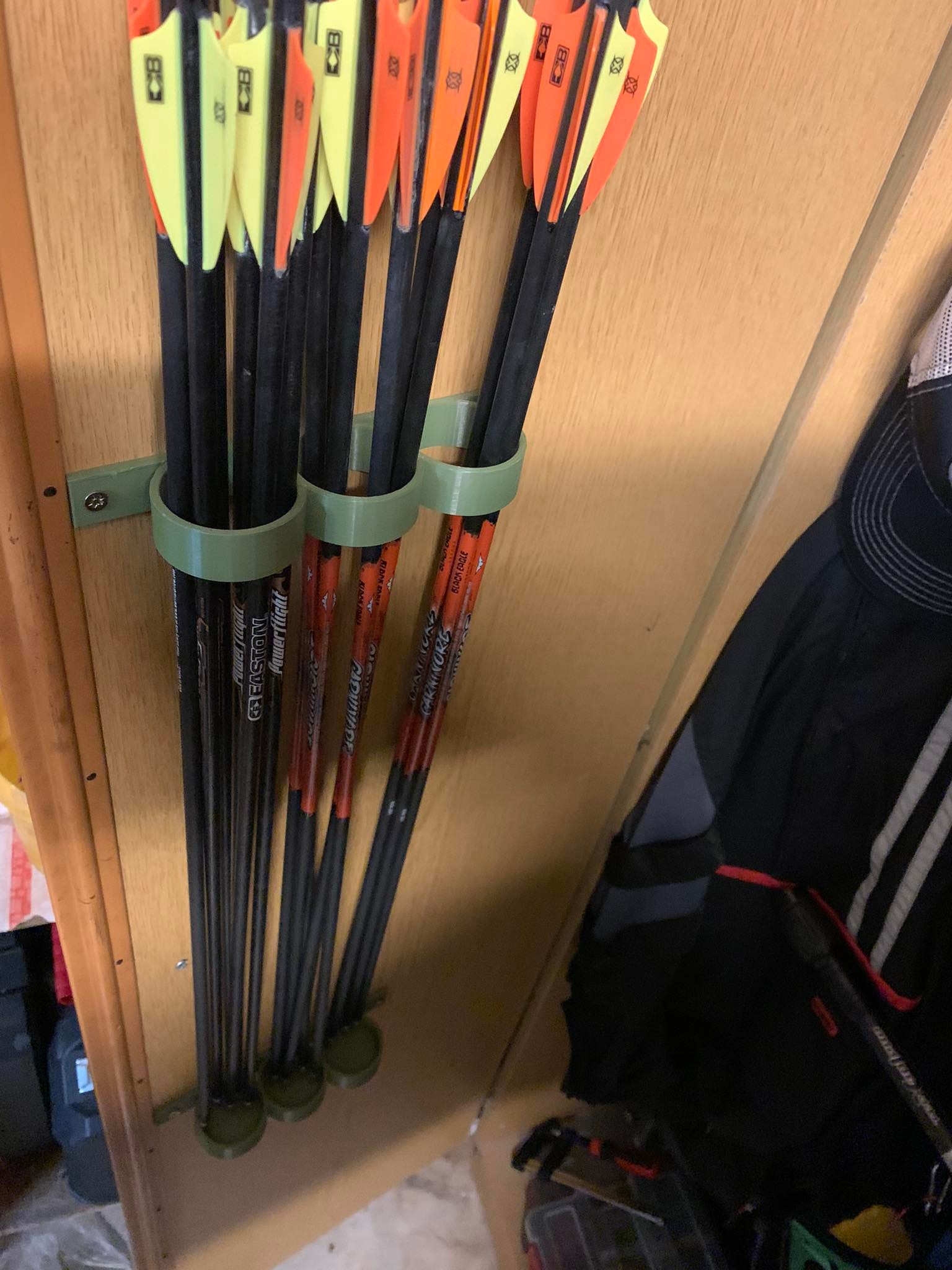 Wall mounted tube style arrow holder by MechanikR Download free STL