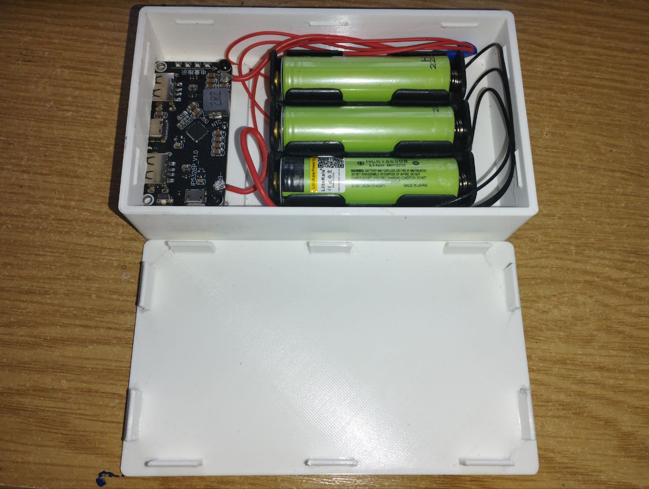 ip5328p case for 3x 18650 batteries