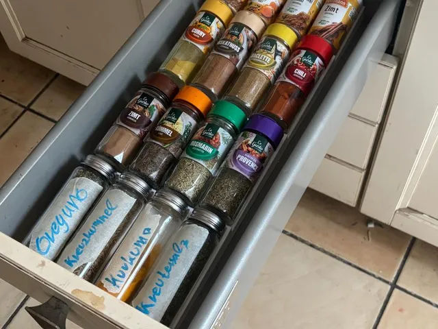 Ikea CITRONHAJ ald Aldi Spice jar organizer