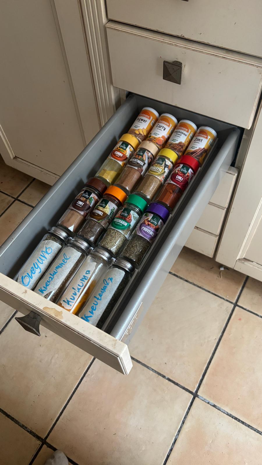 Ikea CITRONHAJ ald Aldi Spice jar organizer