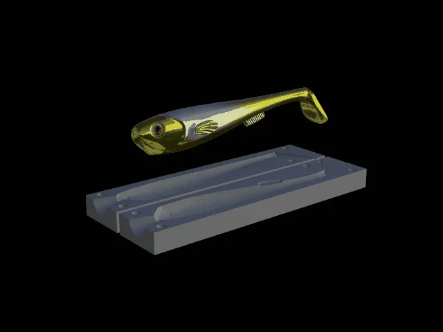 AM bait fish 16cm hoof form for predator fishing – Simon
