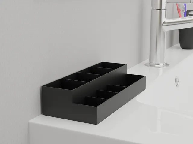 Bathroom organizer for small bottles bath organiser