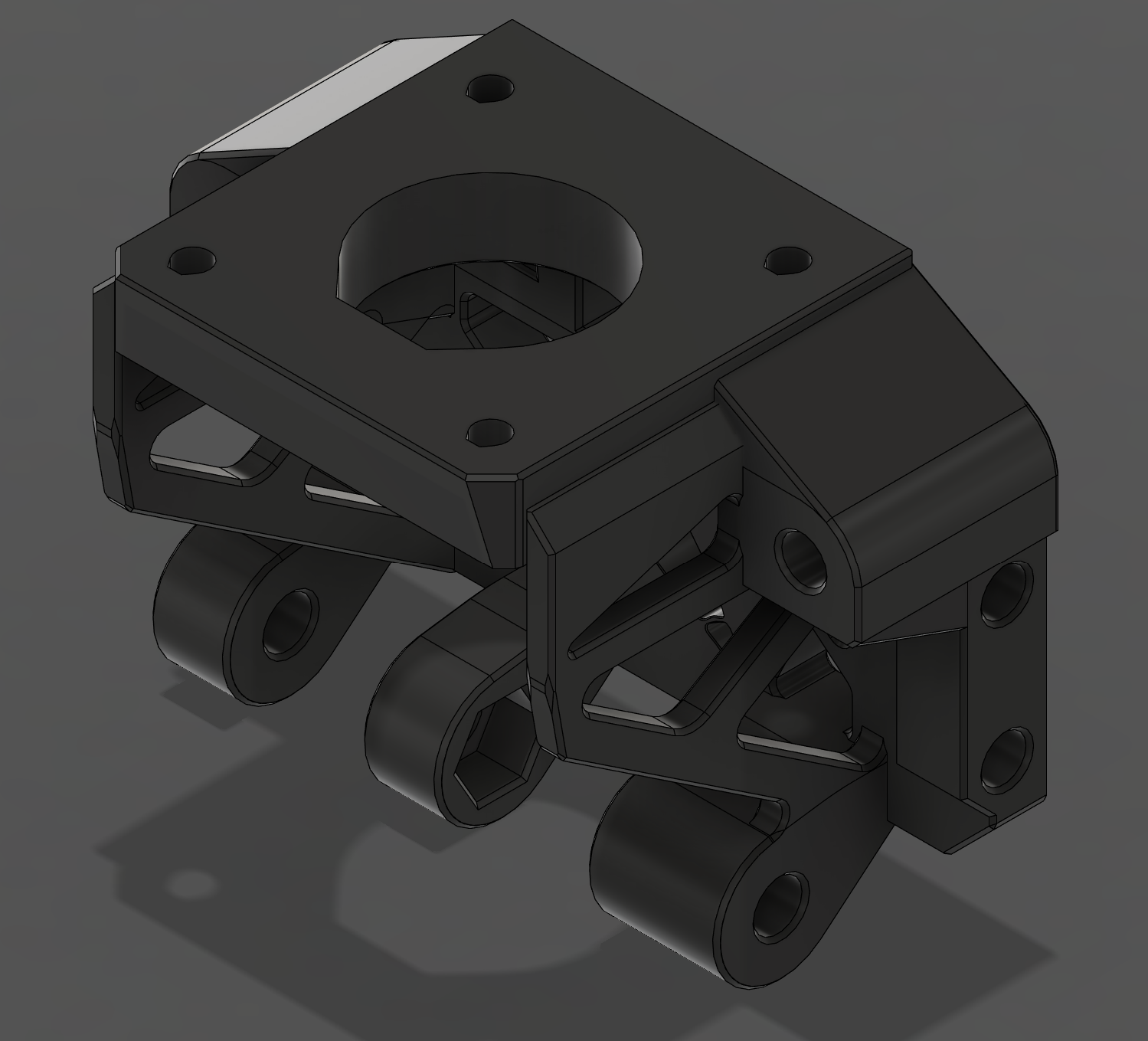 Flipped ERCF V3 selector motor holder remix