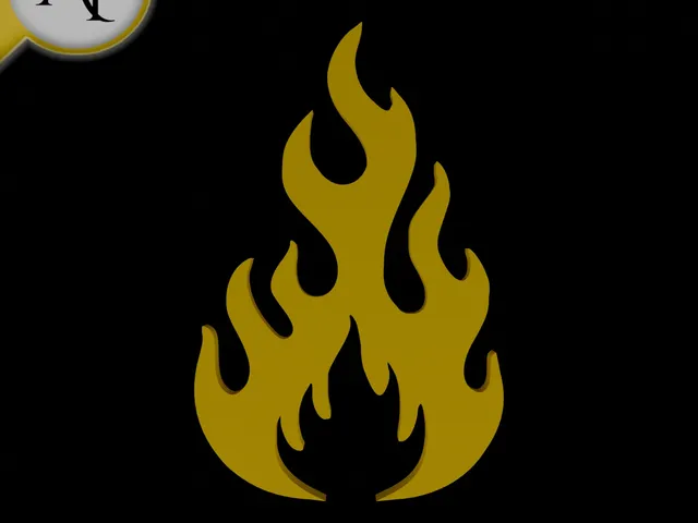 Simple Flame Symbol - 2D Art