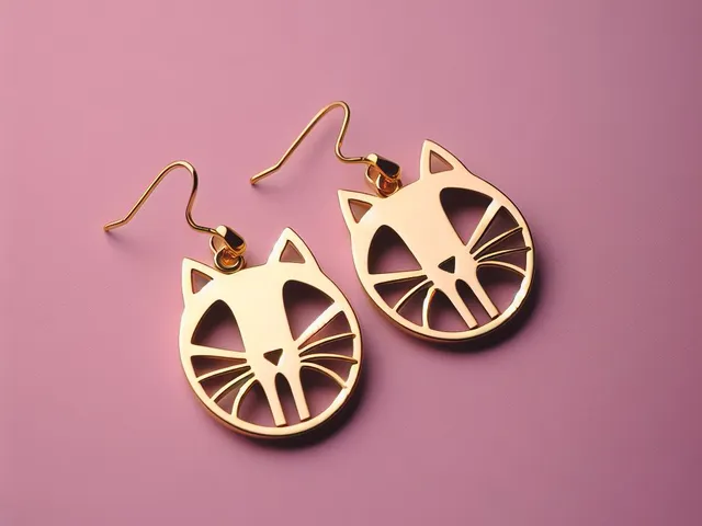 Сat face earrings/keychain