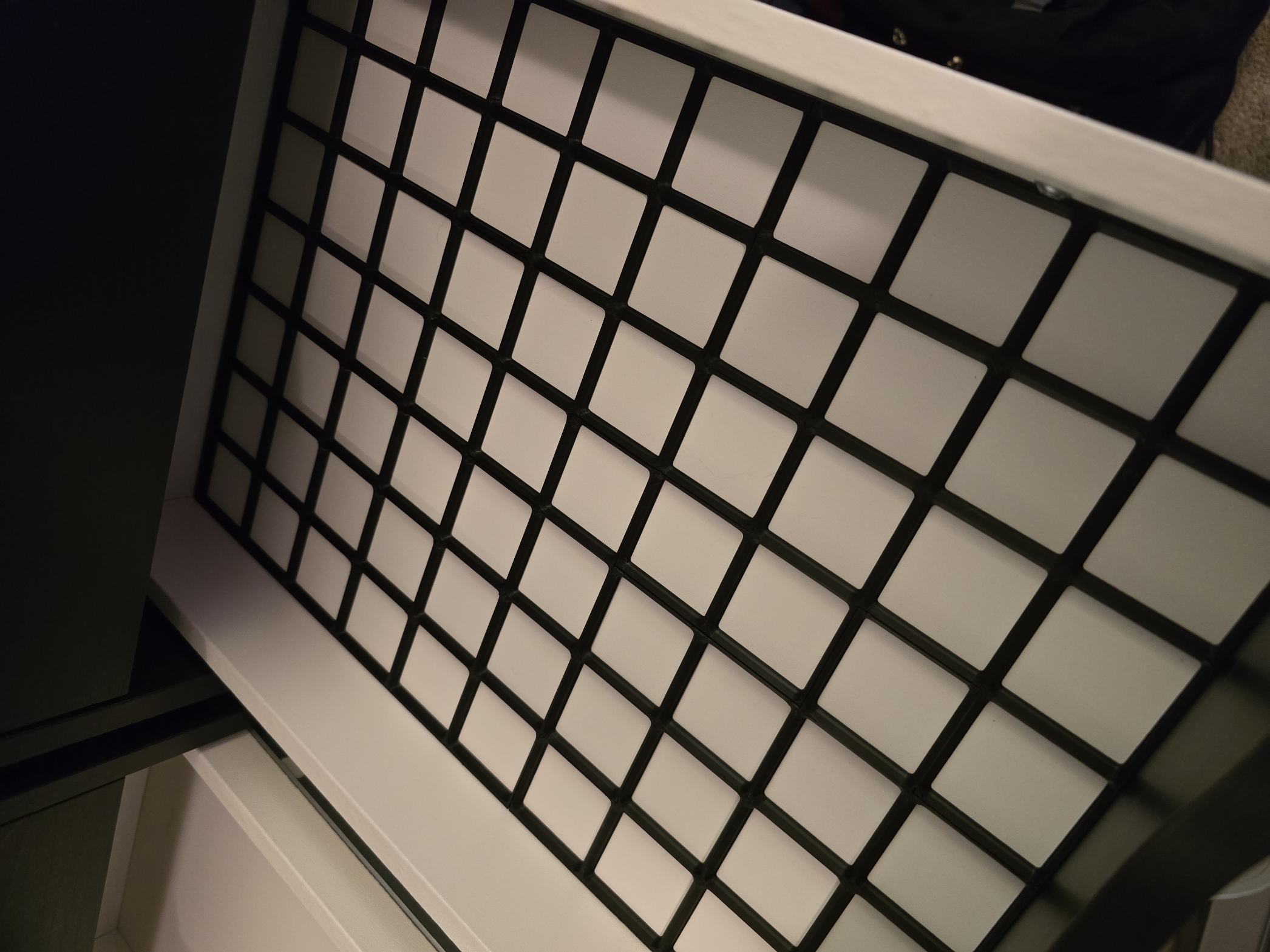 Gridfinity Ikea Alex Drawer - Light Locking Base - 10x7 Grid