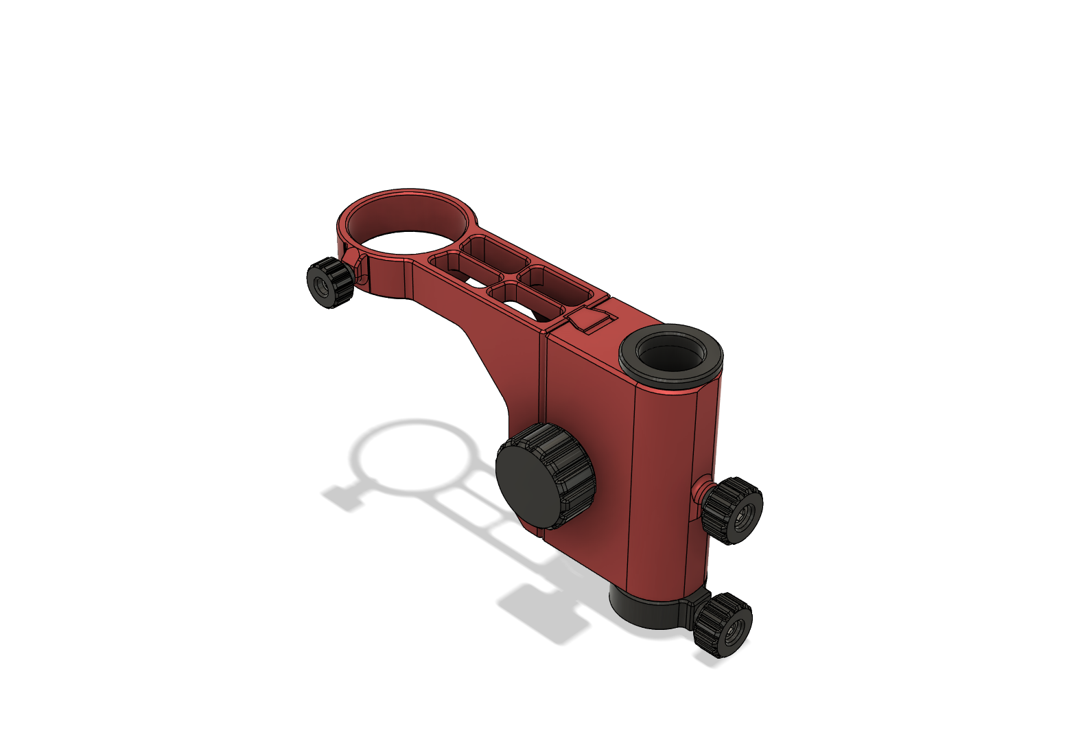 Miniatura 2 do modelo 3D Adjustable digital microscope holder bracket