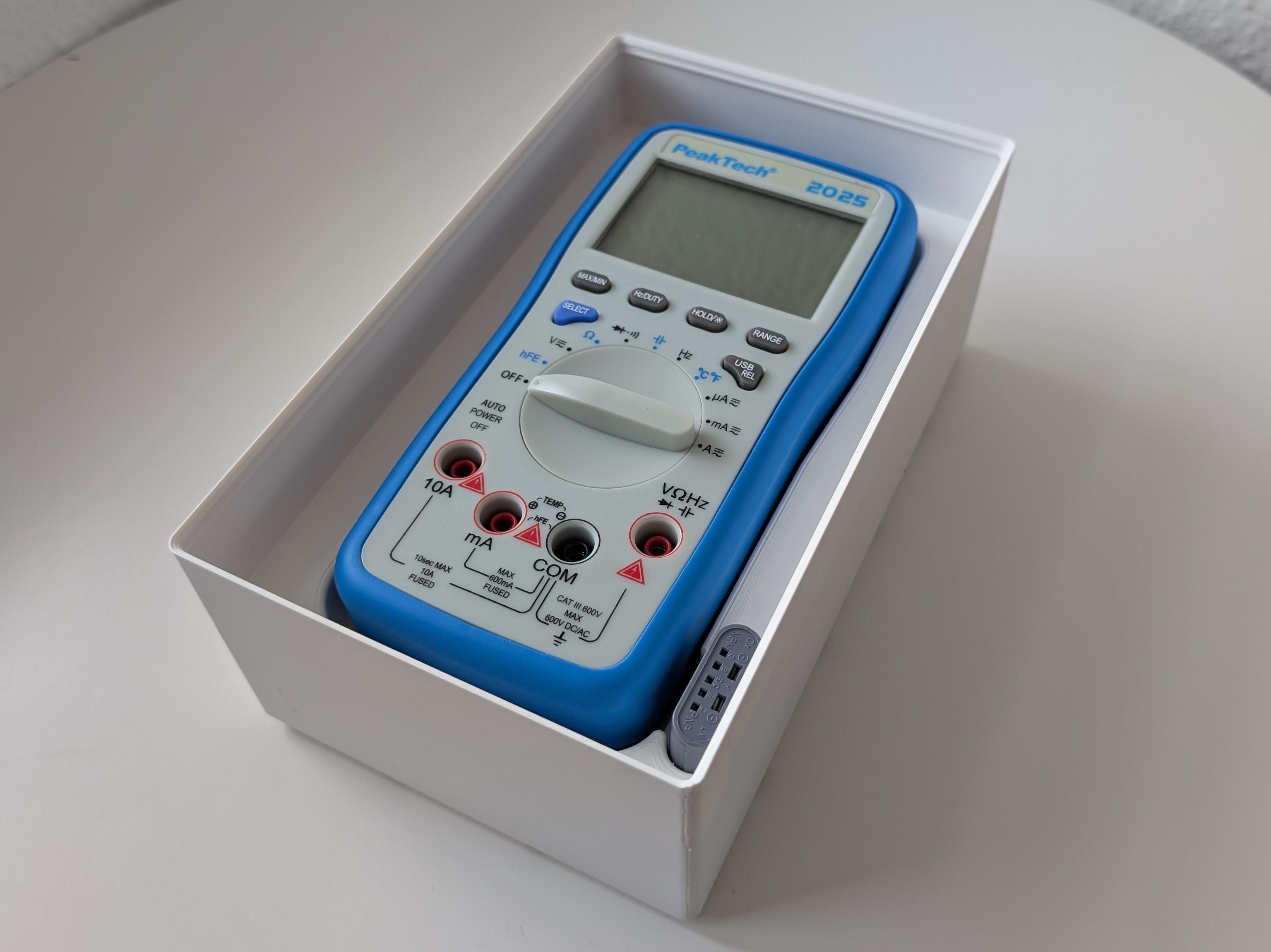 Gridfinity Bin - PeakTech 2025 Multimeter