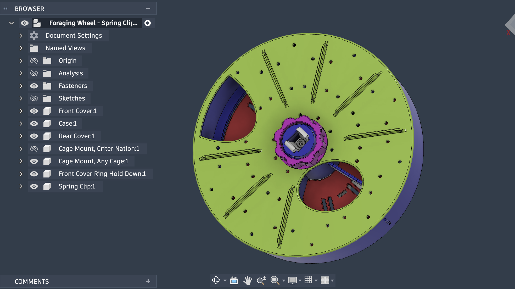 Ultimate Foraging Wheel For Rats- More Ultimate with a Spring Clip!