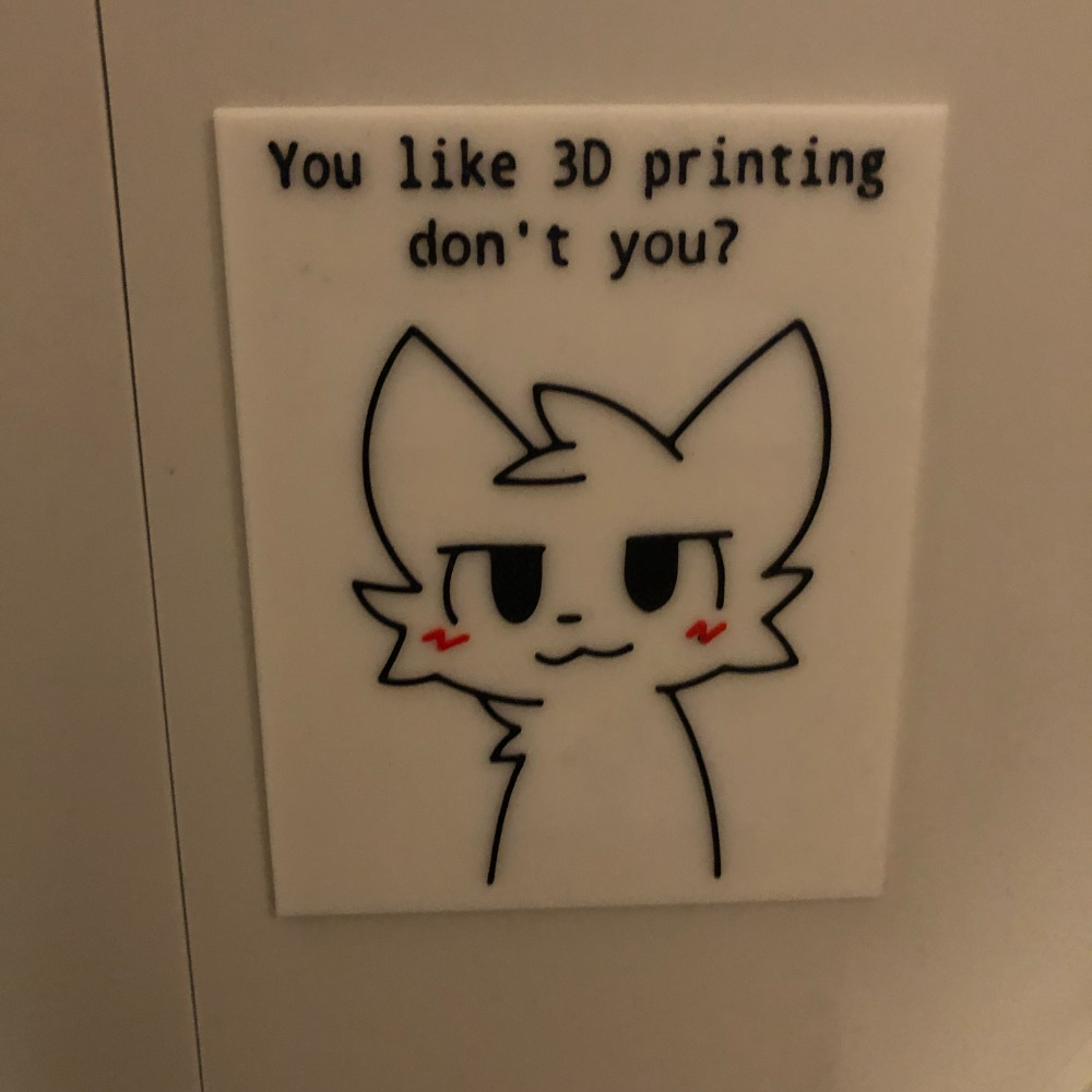 Boykisser meme badge 3D model