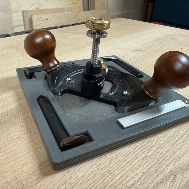Gridfinity compatible tray for Veritas router plane by Fluk | Download ...