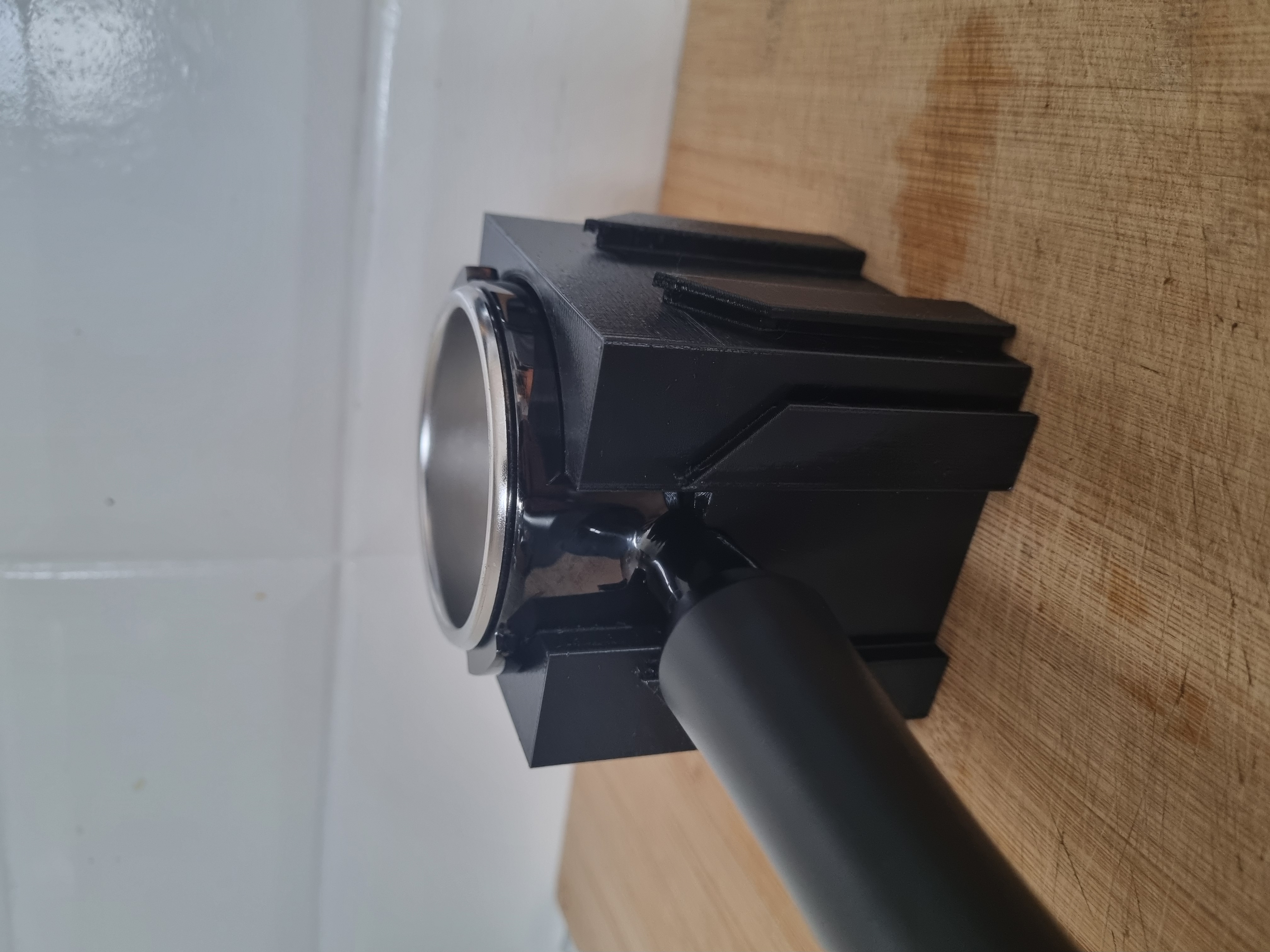 Coffee Blocks: MHW-3Bomber 58mm portafilter block 3D model thumbnail