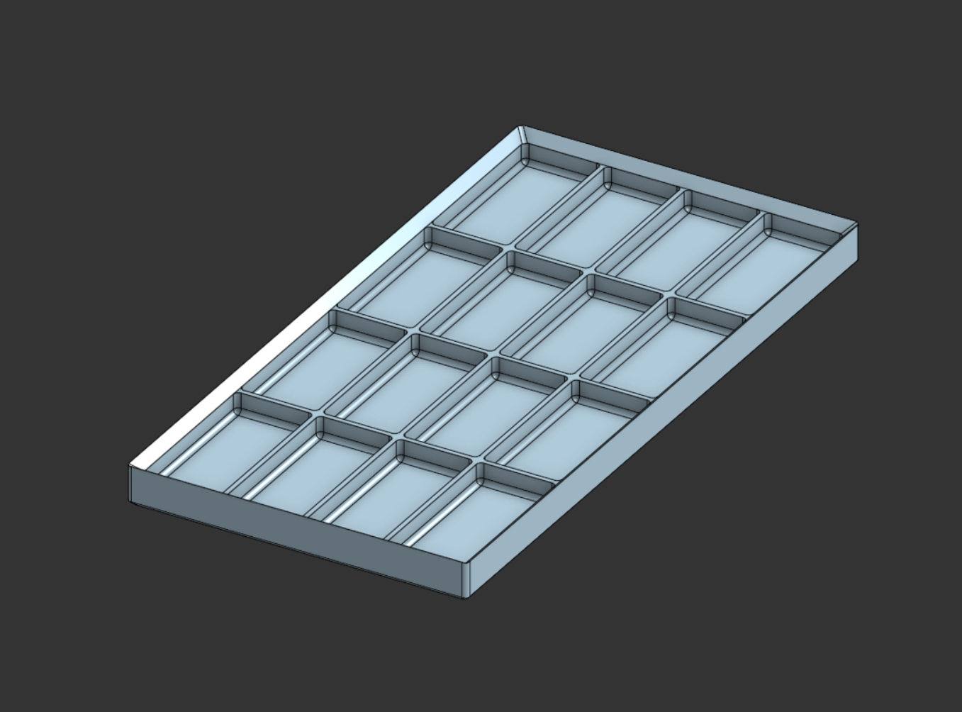 Miniatura 2 do modelo 3D Stackable Parts Tray