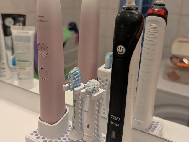 OralB & Sonicare 9000 Mesh for "Duo Electric Toothbrush Stand"