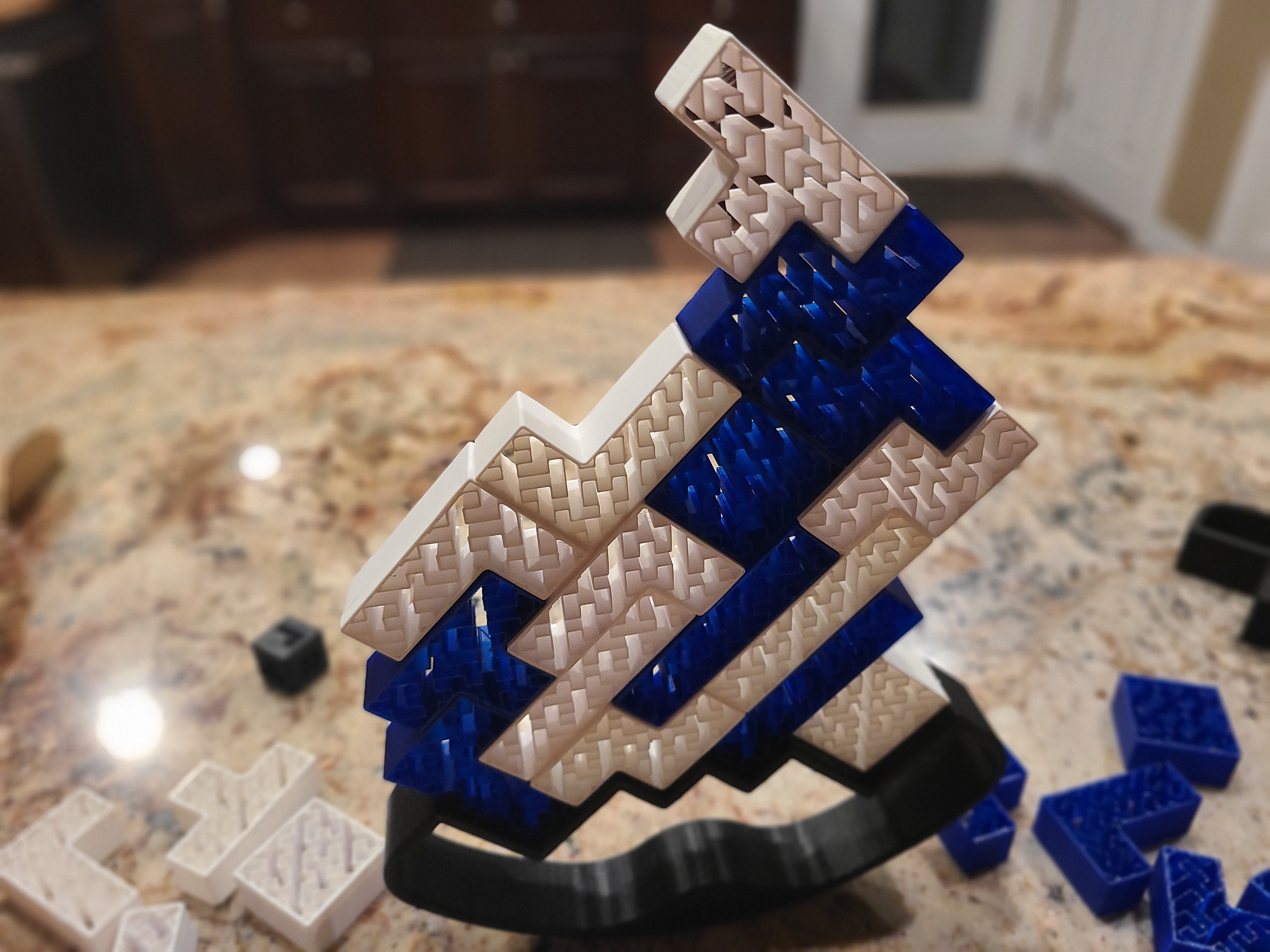 Plated Tetris Balance Starter Pack 2 Bases, 4 Parts Each type 2 team,Die incl. Full Game