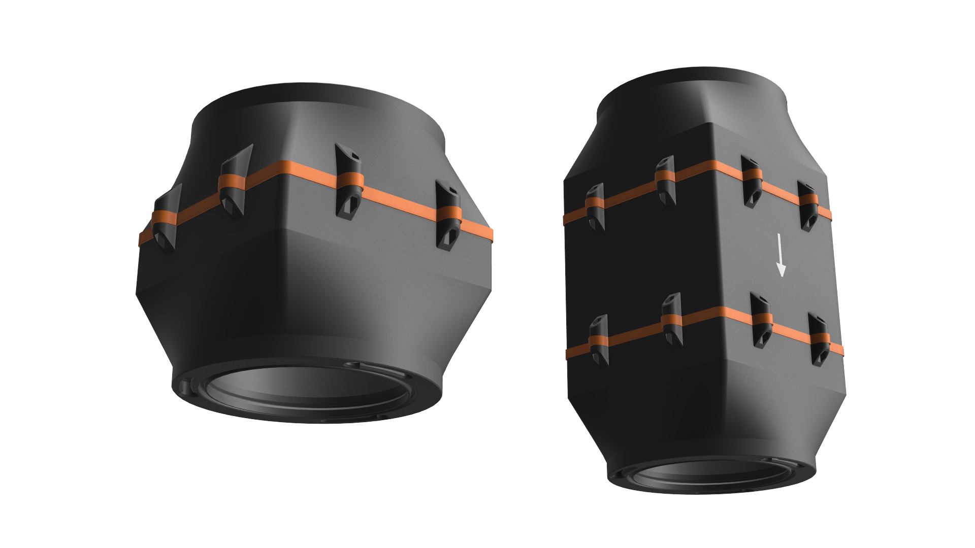 "THE_BOOSTBOX" Modular 120mm 140mm PC Fan Duct Booster Airflow Booster Boostbox
