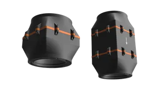 "THE_BOOSTBOX" Modular 120mm 140mm PC Fan Duct Booster Airflow Booster Boostbox