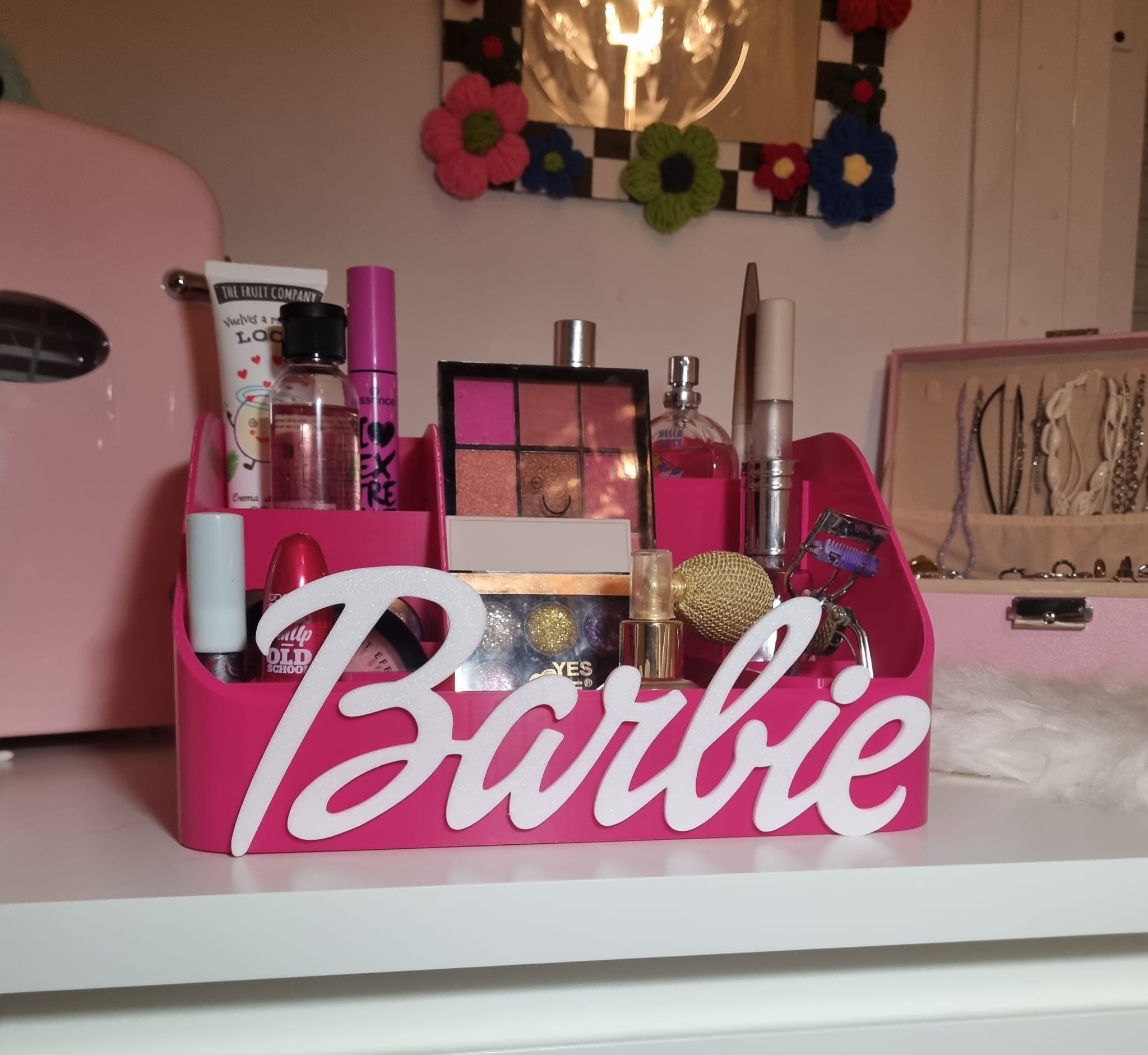 Organizador de Maquillaje Barbie – Diseño imprimible en 3D, escalable (240 x 179,5 mm)